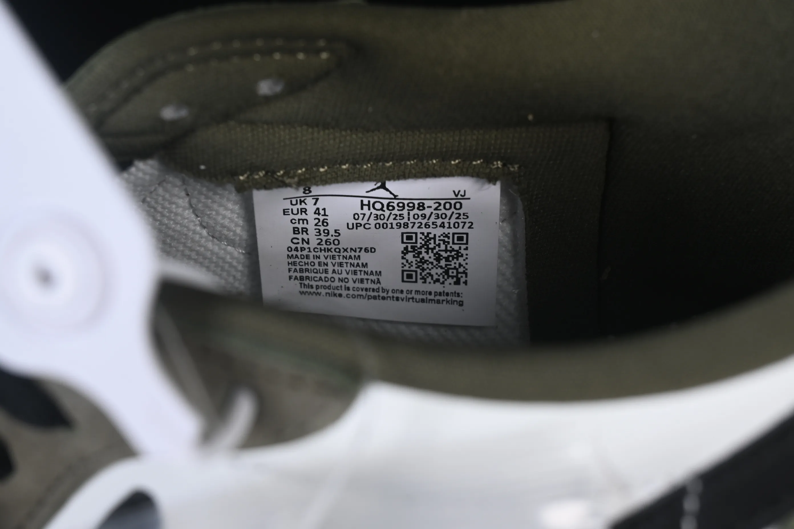 All categories Air Jordan Jordan series basketball shoes Air Jordan 1 Low Travis Scott x Air Jordan 1 Low OG AJ1 Joe 1 undercut low top HQ6998-200